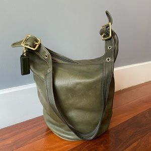 COACH Limited Edition Green Archive Duffle Sac